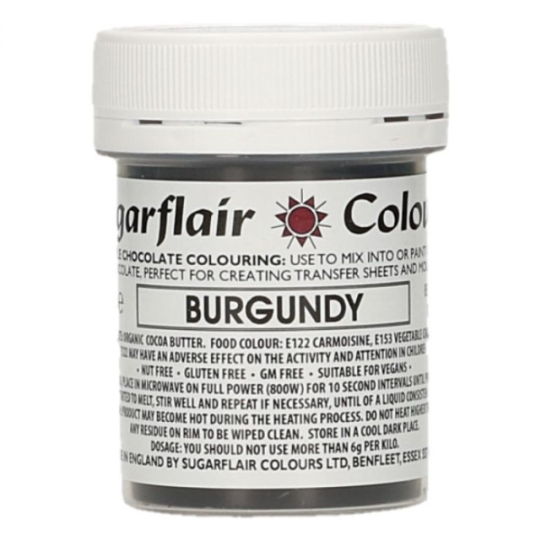 Chocolate Colouring - Burgundy